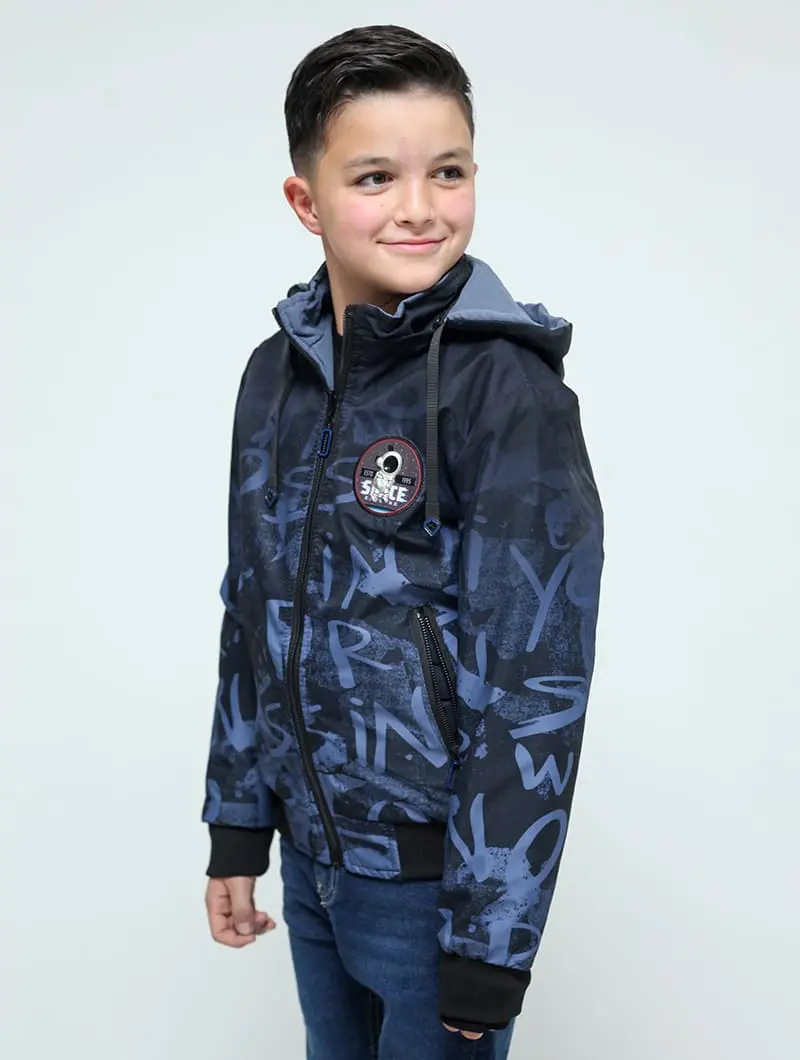 Blouson double-face garçon